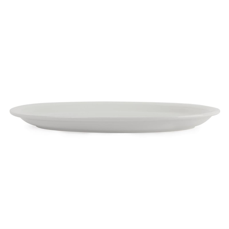 Assiette ovale Linear 295mm Olympia - Lot de 6