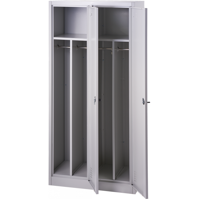 Armoire Vestiaire Inox 2 portes - H1700 P 450 mm - Stalgast