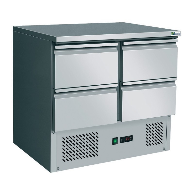Table réfrigérée - 4 tiroirs GN 1/1 - 250 litres