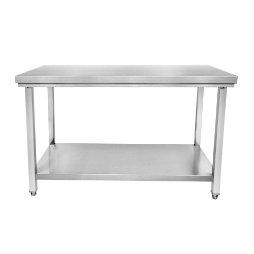 Table inox centrale - L x P : 1000 x 600 mm