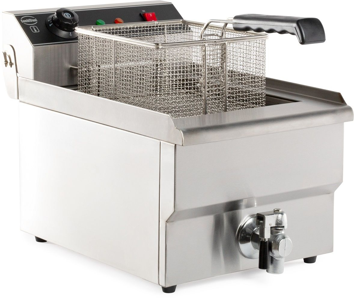 Friteuse électrique 8 litres avec robinet de vidange - Combisteel