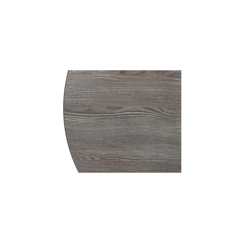 Plateau de table rond 600 mm effet bois gris - Bolero