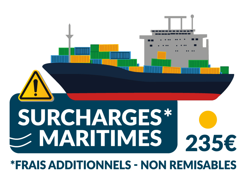 Surcharges maritimes