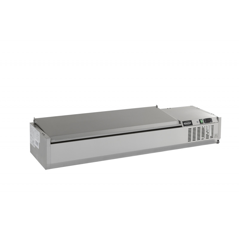 Saladette à Poser Pour Pizza - Inox - Bacs GN 1/4 - Combisteel