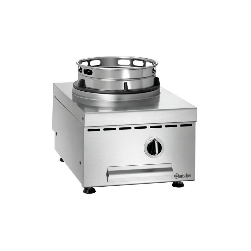 Cuisinière wok à gaz de table - 1 brûleur 11.5 kw - Bartscher