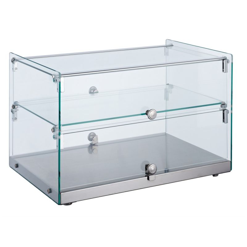 Vitrine Neutre Avec ou Sans Etagère - Vitre Droite - Combisteel