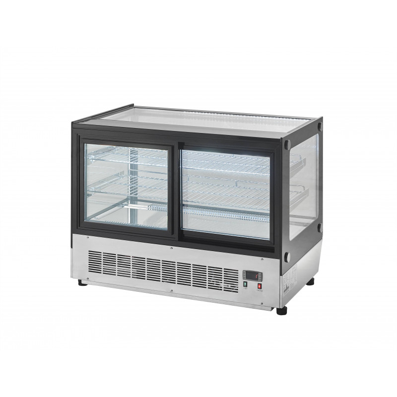 Vitrine Horizontale À Poser - Vitre Droite - 160 Litres - Atosa