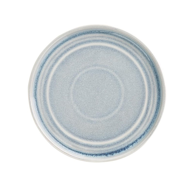 Assiette plate bleu cristallin Olympia Cavolo 18 cm - Lot de 6