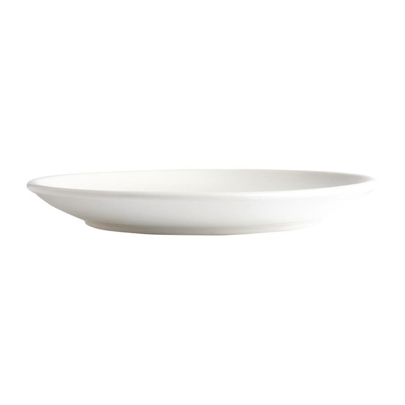 Assiette plate blanche Olympia Café 205mm - Lot de 12