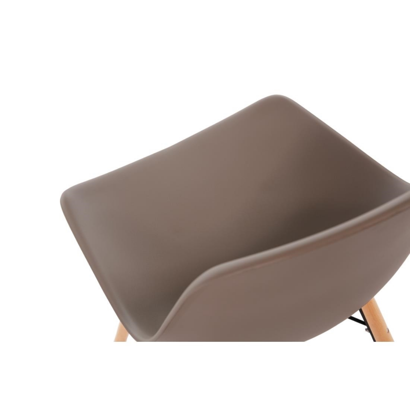 Chaise Moulée Café - Lot De 2 - Bolero