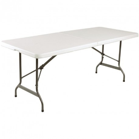 Table pliable au centre Bolero - blanche 1829 mm Référence: L001