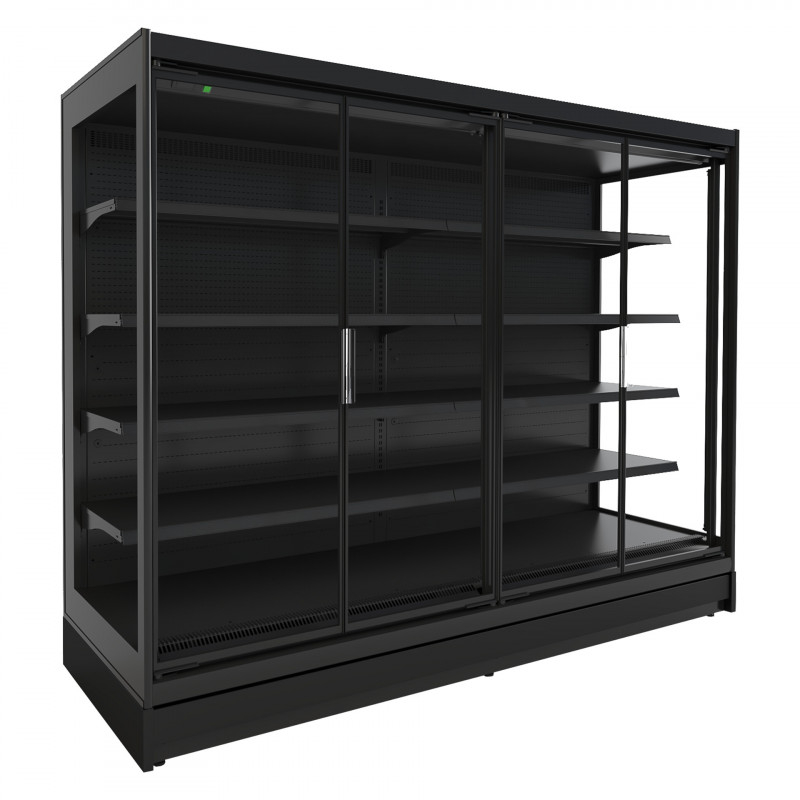 Vitrine Réfrigérée Murale JAX avec Portes sans Groupe - L 2035 à 3910 mm - Combisteel