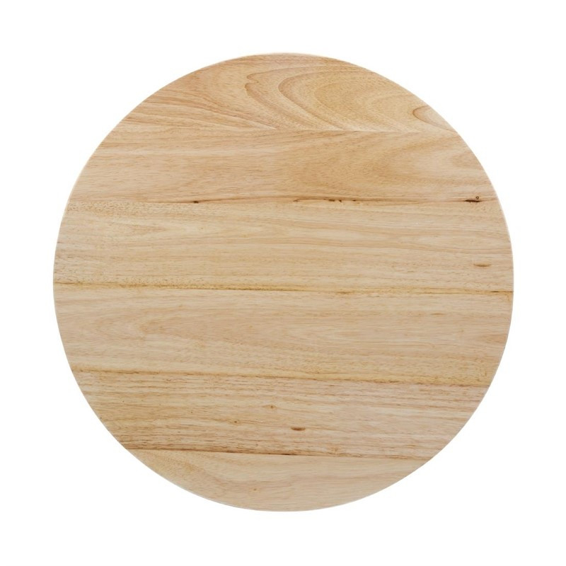 Plateau de Table Rond Pré-Percé Coloris Bois Naturel 600mm - Bolero