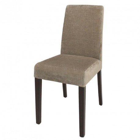 Chaises en tissu beige Bolero - Lot de 2