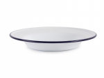 Assiette creuse en acier émaillé Olympia 245mm lot de 6