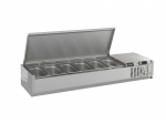 Saladette à Poser Pour Pizza - Inox - Bacs GN 1/4 - Combisteel