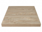 Plateau de table carré 600mm effet bois clair