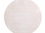 Plateau de Table Rond Pré-Percé Blanc Vintage 600mm - Bolero