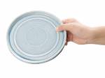 Assiette plate bleu cristallin Olympia Cavolo 18 cm - Lot de 6