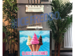 Nouveau Machine à Glace à l'Italienne sur Roulettes Torino - Cinq Manettes & 3 Goûts + 2 Mix - Ice Freddo