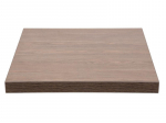 Plateau de Table Carré 600 mm Effet Bois Gris - Bolero