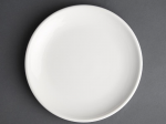 Assiette plate blanche Olympia Café 205mm - Lot de 12