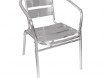 Fauteuils empilables en aluminium