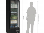 Frigo Boisson Vitré Noir 307 L - Polar