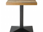 Plateau de Table Carré 700 mm - Effet Bois Vielli - Bolero