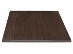 Plateau de table carré marron foncé 700 mm - Bolero