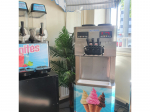 Nouveau Machine à Glace à l'Italienne sur Roulettes Palermo - Cinq Manettes & Dualisée - Ice Freddo