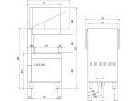 LAVE VAISSELLE MODULAR À CAPOT PANIER 50X50 CM