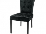 Chaise En Velour Noire - Lot De 2