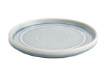 Assiette plate bleu cristallin Olympia Cavolo 18 cm - Lot de 6