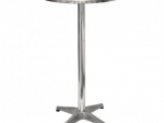 Mange-debout plateau inox pied aluminium - Bolero 600 mm