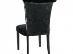 Chaise En Velour Noire - Lot De 2