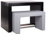 Banc de comptoir ANDREA - pour table mi-hauteur